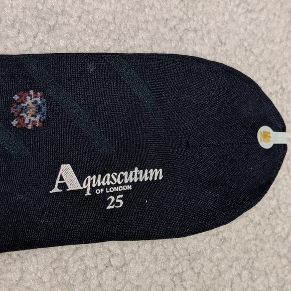 NWT Authentic Aquascutum 2 pairs of dress socks - Picture 3 of 7